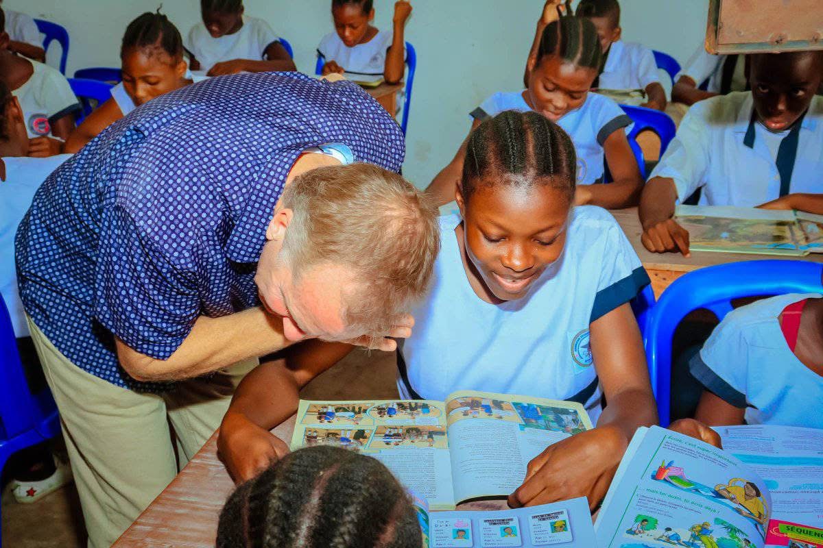 Students at the AAE3 Kimpese campus