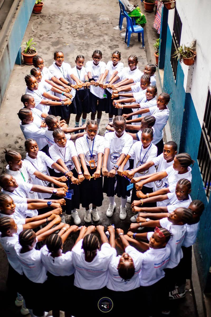 Students at the AAE6 Kinkole campus