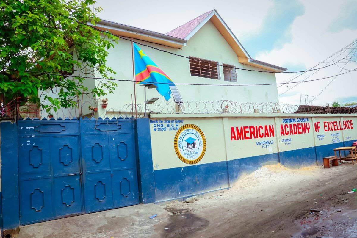 AAE1 Kiala school building in Kinshasa
